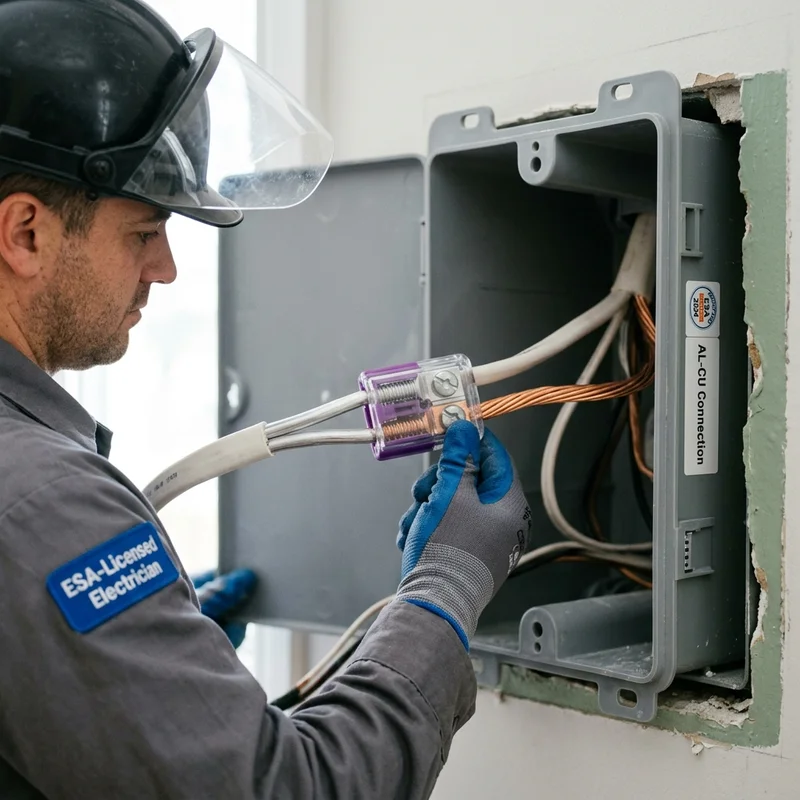 Aluminum Wiring Remediation project example