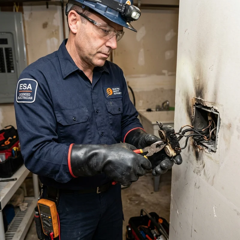Emergency Electrician project example