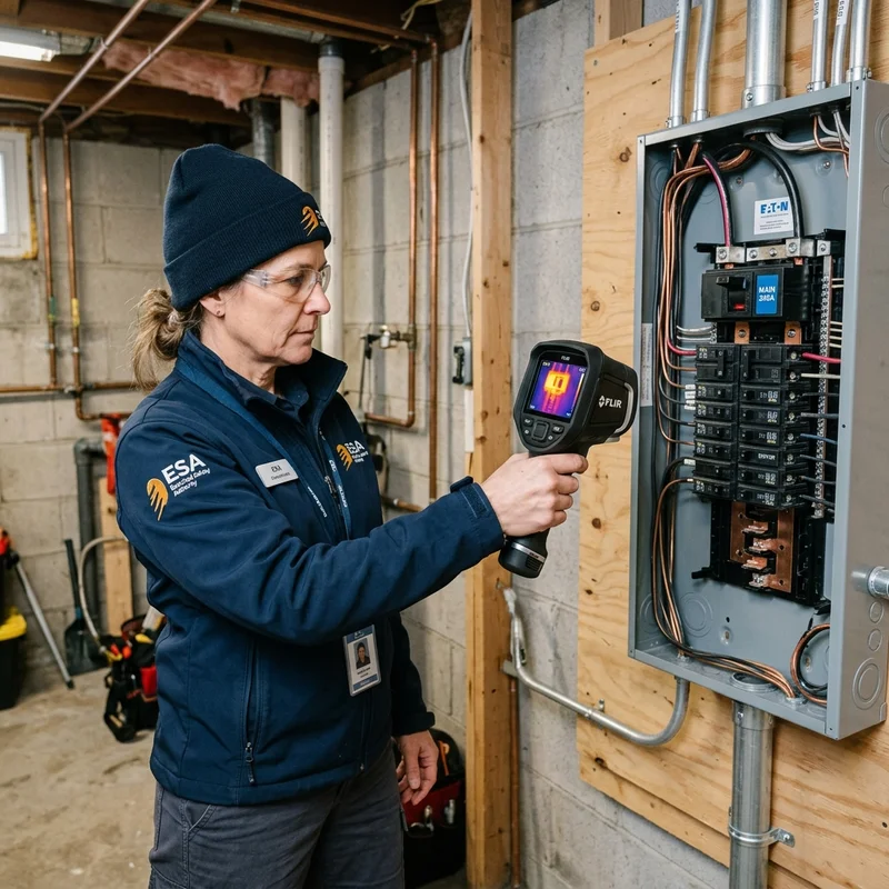Electrical Panel Upgrade project example