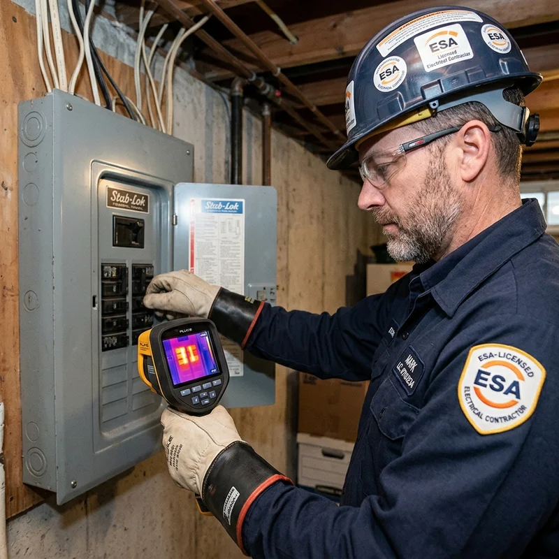Emergency Electrician project example