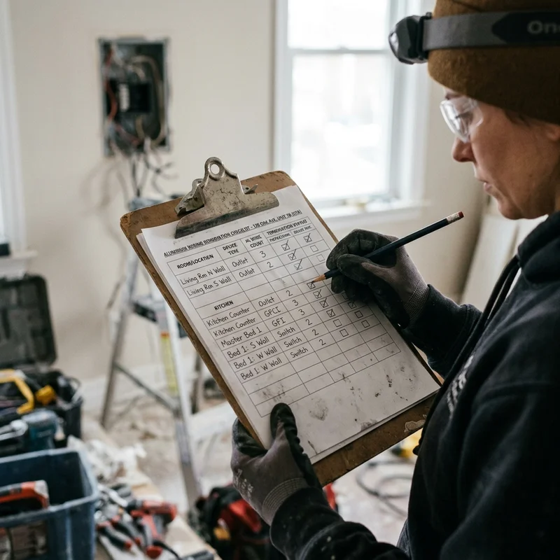 Aluminum Wiring Remediation project example