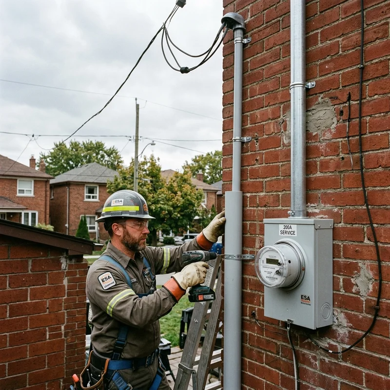 Electrical Panel Upgrade project example