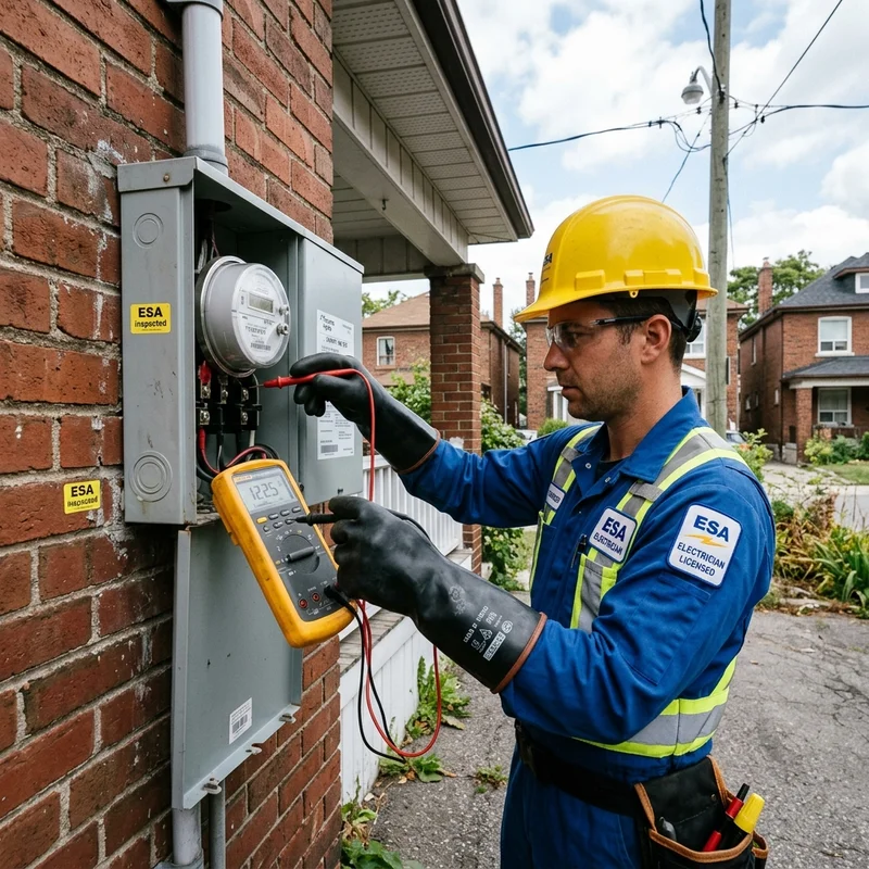Emergency Electrician project example